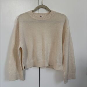 H&M Soft Beige Women's Crew Neck Sweater